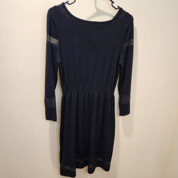 Neiman Marcus Black Semi-formal Short Black Dress with Mesh Detail size … - Picture 11 of 13